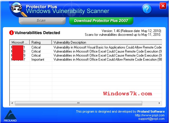 Detector de Vulnerabilidades