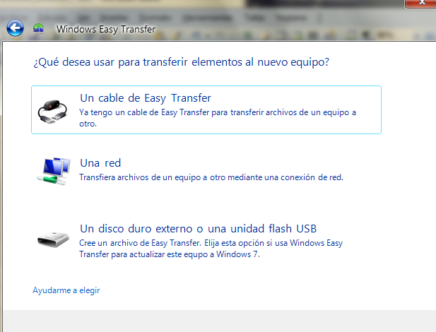 windows easy transfer pas