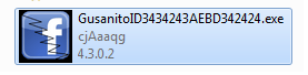 facebook ejecutable virus