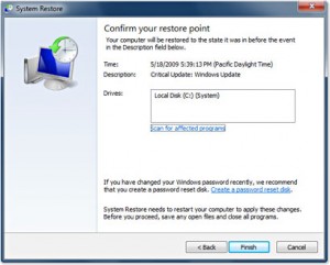 Cómo utilizar Windows 7 System Restore