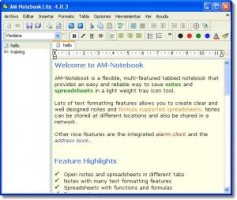 AM-Notebook, un bloc de notas diferente