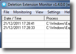 Deletion Extension Monitor
