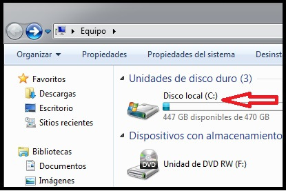 borrar archivos temporales windows 7